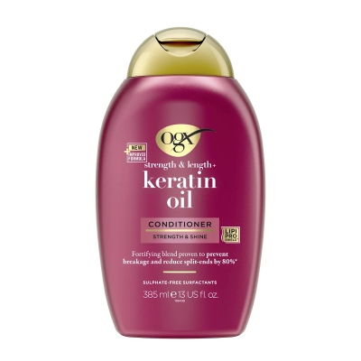 OGX БАЛСАМ ЗА КОСА KERATIN OIL КЕРАТИН И АРГАН ЗА СИЛА И БЛЯСЪК 385МЛ