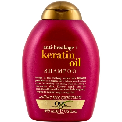 OGX ШАМПОАН ЗА КОСА KERATIN OIL КЕРАТИН И АРГАН ЗА СИЛА И БЛЯСЪК 385МЛ