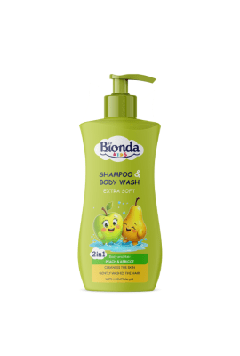 BIONDA KIDS ДУШ ГЕЛ 2 В 1 ЯБЪЛКА И КРУША 500МЛ
