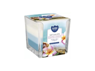 AURA FRAGRANCES CANDLES АРОМАТНА СВЕЩ SELF CARE SPA 170ГР