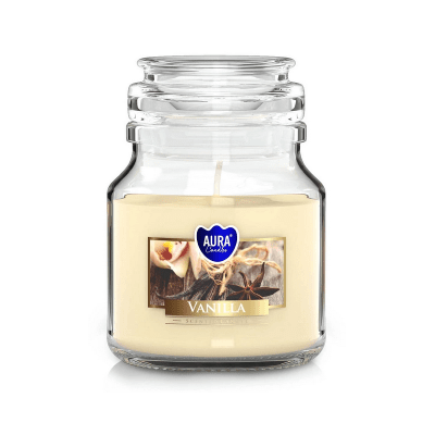 AURA FRAGRANCES CANDLES АРОМАТНА СВЕЩ VANILLA 120ГР