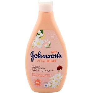 JOHNSON'S ДУШ ГЕЛ ЖОЖОБА И ВИТАМИН Е 400МЛ