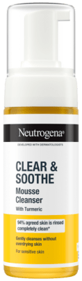 NEUTROGENA ПЯНА ЗА ЛИЦЕ CLEAR & SOOTHE ПОЧИСТВАЩА И УСПОКОЯВАЩА С КУРКУМА 150МЛ