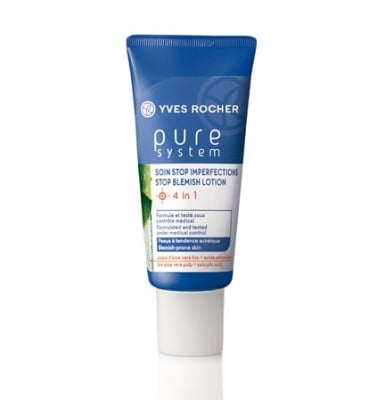 Yves Rocher Pure System Stop Blemish Lotion 4 in 1 грижа за проблемна ...