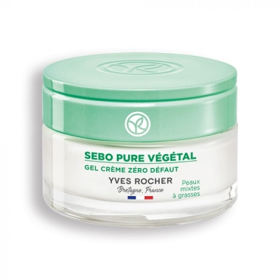YVES ROCHER КРЕМ ГЕЛ SEBO VEGETAL ZERO DEFAUT 50МЛ 