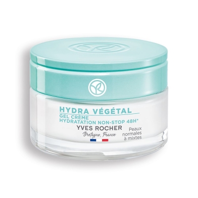 YVES ROCHER ХИДРАТИРАЩ ГЕЛ КРЕМ HYDRA VEGETAL ЗА НОРМАЛНА КЪМ КОМБИНИРАНА КОЖА 50МЛ
