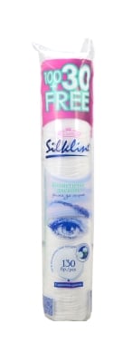 SILKLINE ТАМПОНИ ЗА ГРИМ 100+30БР