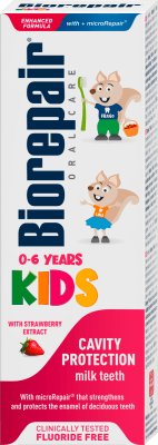 BIOREPAIR ПАСТА ЗА ЗЪБИ 0-6Г. ЯГОДА ДЕТСКА 50МЛ