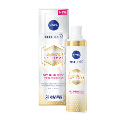 NIVEA ФЛУИД ЗА ЛИЦЕ CELLULAR LUMINOUS Ф50+ ДНЕВЕН 40МЛ