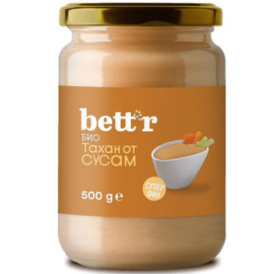 BETT'R ТАХАН ПЪЛНОЗЪРНЕСТ СУСАМОВ 500ГР