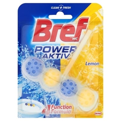 BREF WC ТОАЛЕТНО БЛОКЧЕ POWER ACTIVE LEMON 50ГР