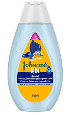 JOHNSON'S ШАМПОАН ЗА КОСА KIDS 3В1 ДЕТСКИ 300МЛ