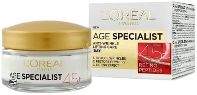 L'OREAL ДНЕВЕН КРЕМ ПРОТИВ БРЪЧКИ AGE SPECIALIST 45+ 50МЛ