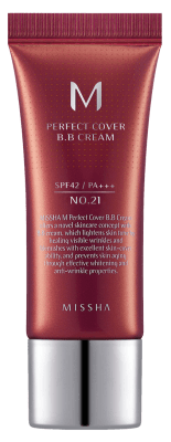 MISSHA КРЕМ ЗА ЛИЦЕ PERFECT COVER BB CREAM SPF42 20МЛ