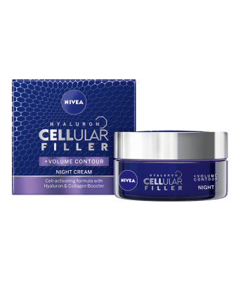NIVEA КРЕМ ЗА ЛИЦЕ CELLULAR HYALURON FILLER + VOLUME НОЩЕН 50МЛ