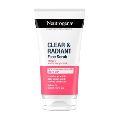 NEUTROGENA ЕКСФОЛИАНТ ЗА ЛИЦЕ CLEAR & RADIANT 150МЛ