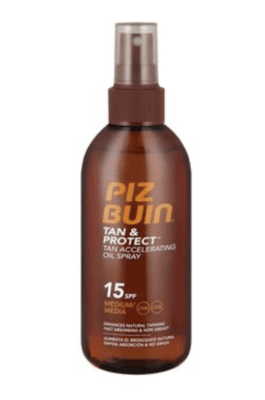 PIZ BUIN СЛЪНЦЕЗАЩИТЕН СПРЕЙ TAN & PROTECT ЗА БЪРЗ ТЕН SPF 30 150МЛ