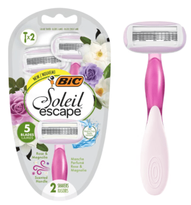 BIC САМОБРЪСНАЧКА SOLEIL ESCAPE 5 РОЗА/МАГНОЛИЯ 1БР