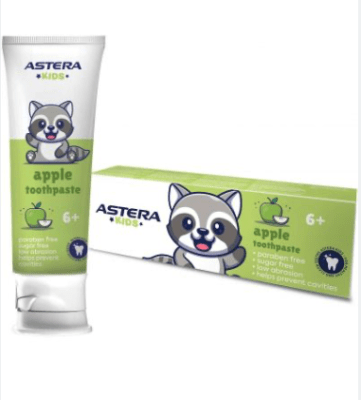 ASTERA ПАСТА ЗА ЗЪБИ ЯБЪЛКА 6+ 65МЛ
