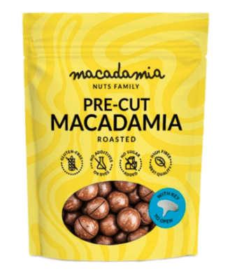 NUTS FAMILY ЯДКИ ПЕЧЕНА МАКАДАМИЯ С ЧЕРУПКА 150ГР
