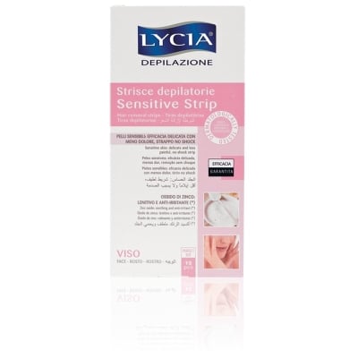 LYCIA ДЕПИЛИРАЩИ ЛЕНТИ SENSITIVE STRIP ЗА ЛИЦЕ 1БР