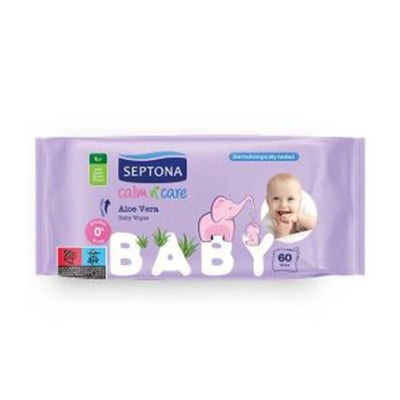 SEPTONA МОКРИ КЪРПИ АЛОЕ БЕБЕ 60БР