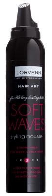 LORVENN HAIR PROFESSIONALS SOFT WAVES ПЯНА ЗА КЪДРАВА И ЧУПЛИВА КОСА 200МЛ