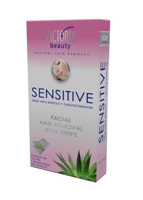 VICTORIA ДЕПИЛИРАЩИ ЛЕНТИ ЗА ЛИЦЕ SENSITIVE 1БР