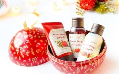 YVES ROCHER КОМПЛЕКТ RED APLLE ЧЕРВЕНА ЯБЪЛКА ДУШ ГЕЛ 50МЛ+ МЛЯКО ЗА ...