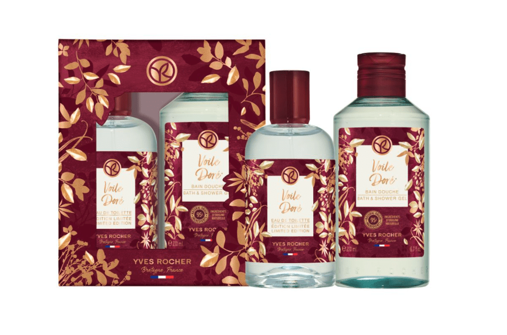 YVES ROCHER КОМПЛЕКТ VOILE DORE EDT100МЛ+ДГ 200МЛ ЗА ЖЕНИ | Магазини ...
