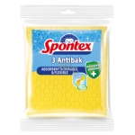 SPONTEX ГЪБИ И КЪРПИ ШВАНТУ АНТИБАКТЕРИАЛ 3БР