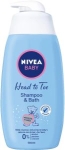 NIVEA ДУШ ГЕЛ BABY НЕЖЕН ЗА КОСА И ТЯЛО 500МЛ