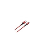 V-TAC МОБИЛНИ АКСЕСОАРИ TYPE-C USB КАБЕЛ ЧЕРВЕН GOLD СЕРИЯ 1М 8634