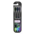 BIOMED ЧЕТКА ЗА ЗЪБИ 2+1 BLACK