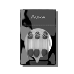AURA АПЛИКАТОРИ ЗА ГРИМ MINI APPLICATORS FOR EYESHADOW 3БР