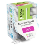 AGIVA КЛЕЧКИ ЗА УШИ БИОРАЗГРАДИМИ КУТИЯ 300БР