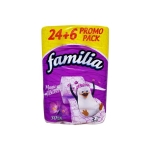 FAMILIA ТОАЛЕТНА ХАРТИЯ 24+6 ЛИЛАВА ЦВЕТЯ 