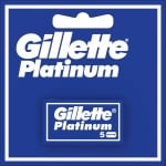 GILLETTE НОЖЧЕТА ЗА БРЪСНЕНЕ PLATINUM 5БР