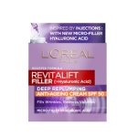 L'OREAL КРЕМ ЗА ЛИЦЕ REVITALIFT FILLER SPF 50 50МЛ