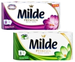 MILDE ТОАЛЕТНА ХАРТИЯ 8БР