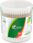 NORMAL CLINIC КЛЕЧКИ ЗА УШИ БАМБУКОВИ КУТИЯ 200БР