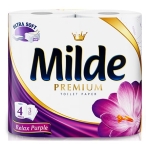 MILDE ТОАЛЕТНА ХАРТИЯ 4БР