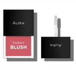 AURA РУЖ ЗА ЛИЦЕ ТЕЧЕН RADIANT BLUSH