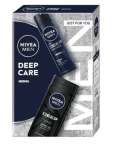 NIVEA КОМПЛЕКТ 24 DEEP CARE ДУШ ГЕЛ 250МЛ + ДЕО 150МЛ ЗА МЪЖЕ