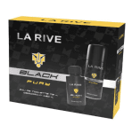 LA RIVE КОМПЛЕКТ BLACK FURY ТОАЛЕТНА ВОДА 75МЛ + ДЕО 150МЛ ЗА МЪЖЕ