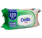 DELTA MAGIC МОКРИ КЪРПИ БЕБЕ КАПАК ЗЕЛЕНИ 120БР