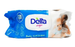 DELTA MAGIC МОКРИ КЪРПИ БЕБЕ КАПАК СИНИ 120БР