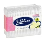 SILKLINE КЛЕЧКИ ЗА УШИ ХАРТИЕН СТИК КУТИЯ 200БР