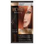 VICTORIA ШАМПОАН ОЦВЕТИТЕЛ ЗА КОСА BEAUTY KERATIN THERAPHY 40МЛ